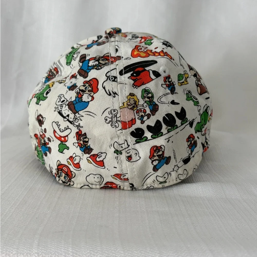 Super Mario Bros 2009 Nintendo A-Flex Hat All Over Print (B148)✨